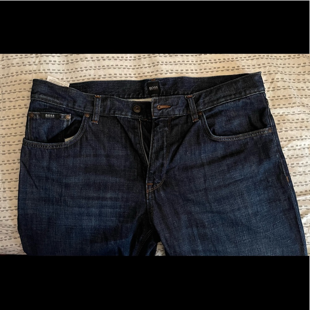 Hugo Boss black jeans 36 x 34 dark blue pre-owned